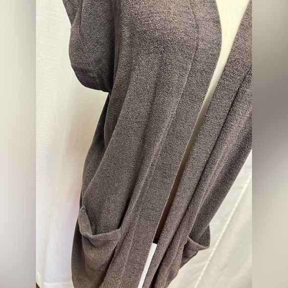 BAREFOOT DREAMS CozyChic Ultra Lite Long Cardi grey | size small - Picture 5 of 12
